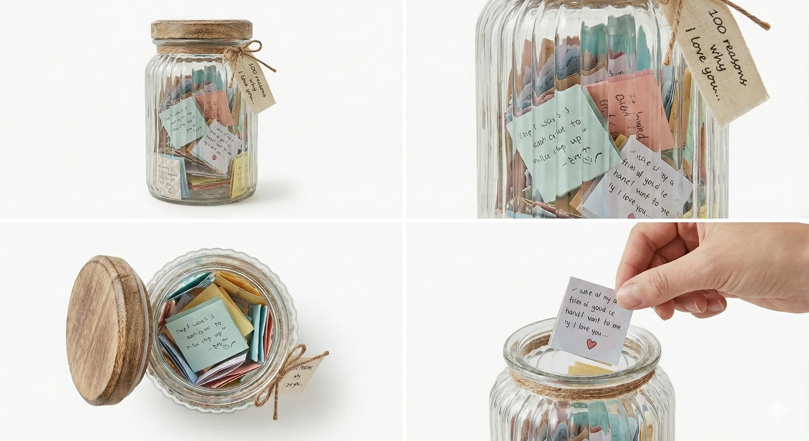 100 Reasons Why I Love You Jar