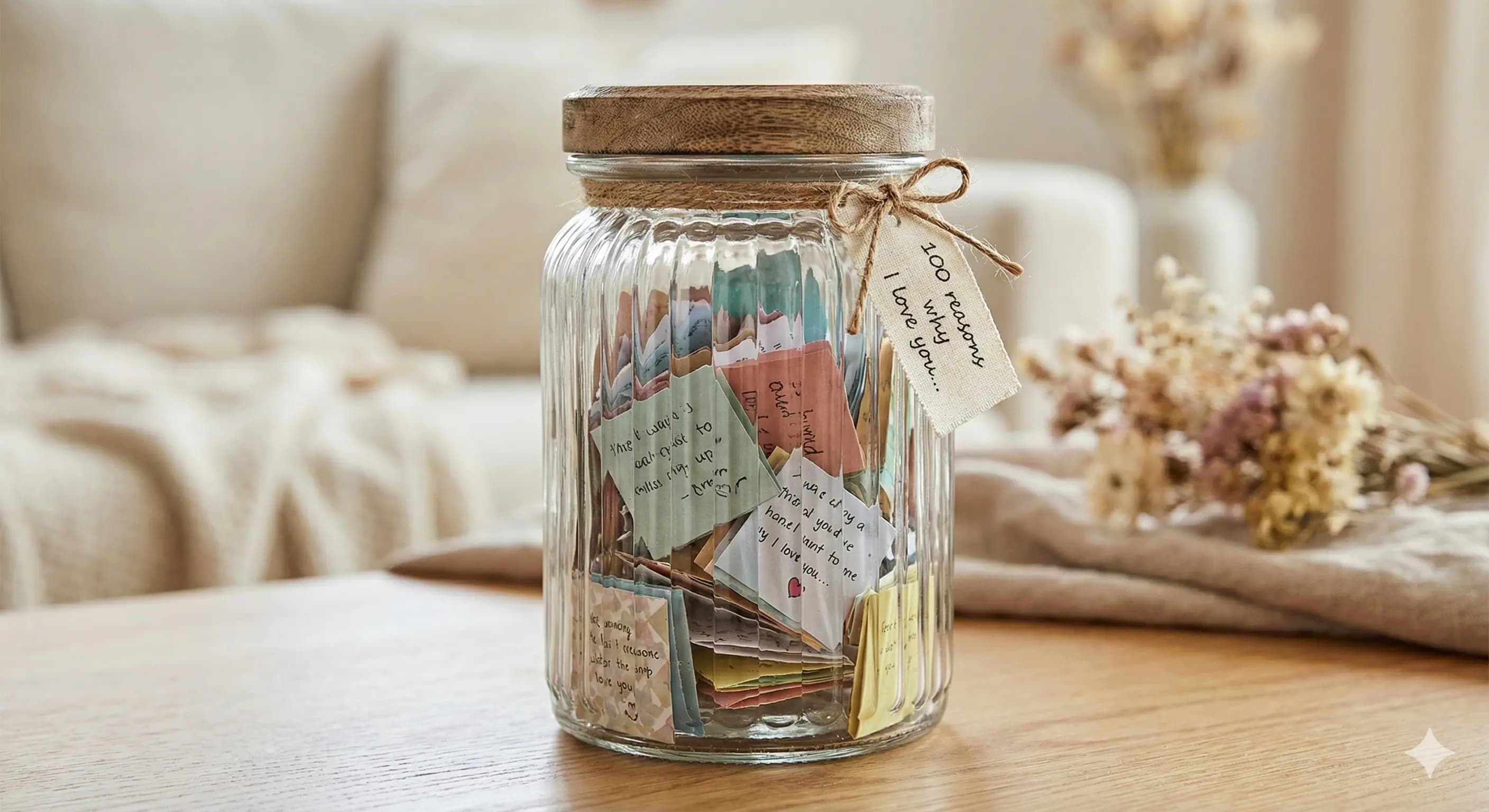 Side view of the jar