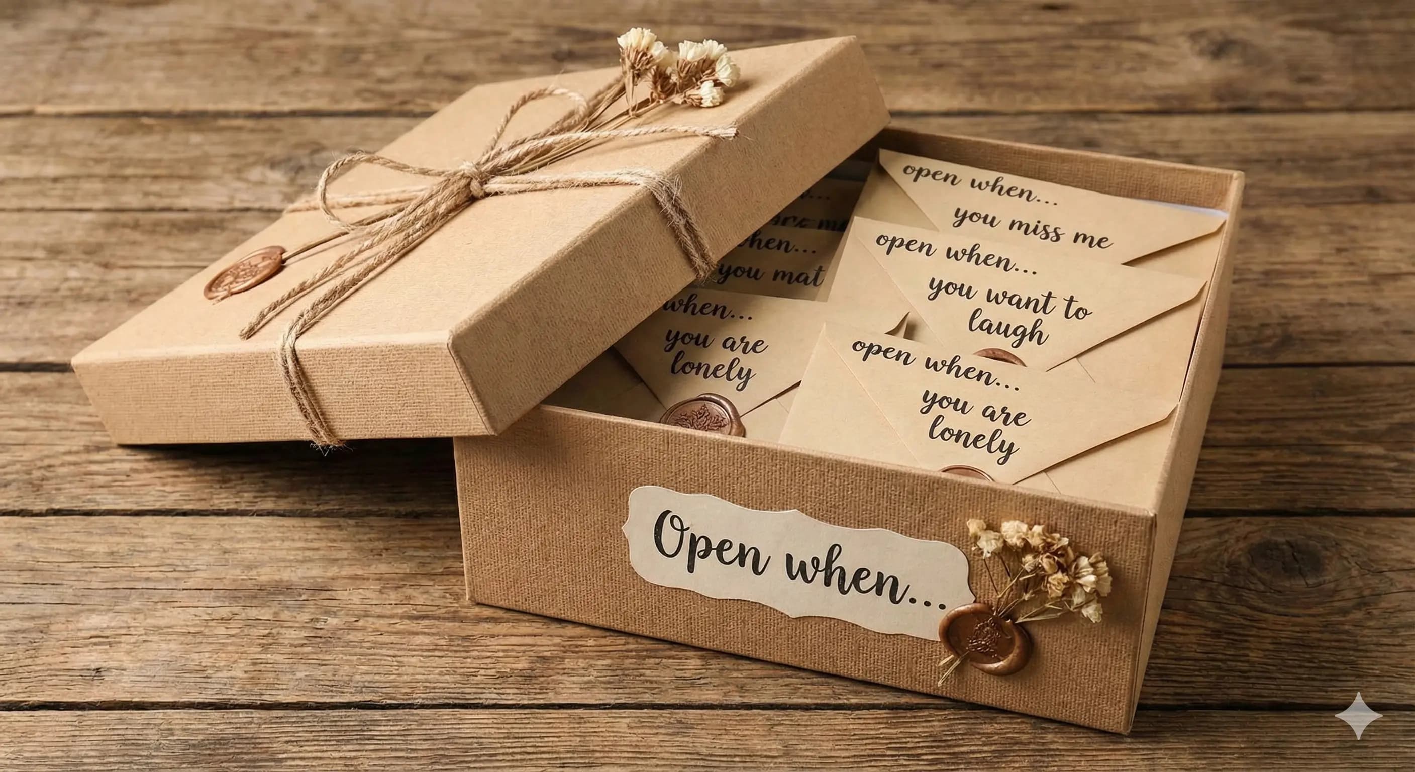 Side view of the box